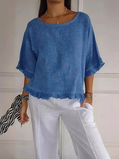 Taylor | Ruffle Blouse