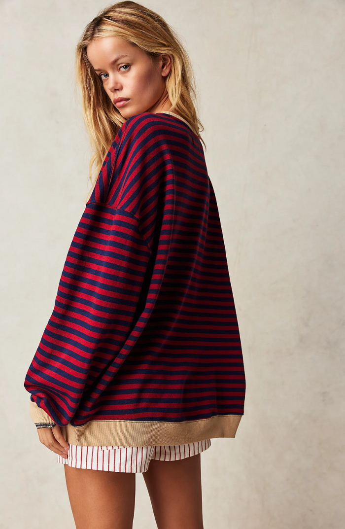 Alma | Striped Oversized Sweater