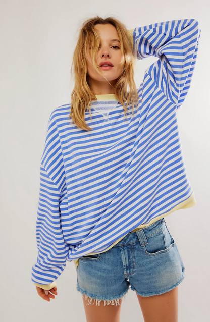 Alma | Striped Oversized Sweater