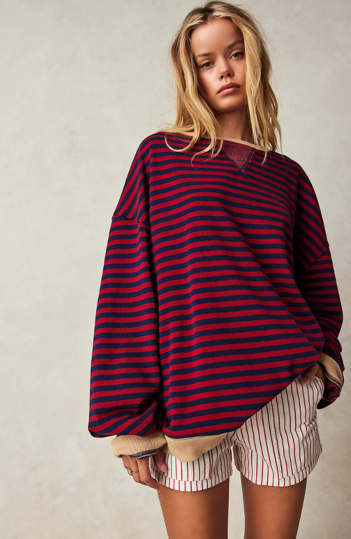 Alma | Striped Oversized Sweater