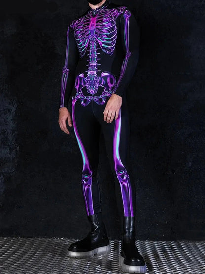 Purple Skeleton Costume