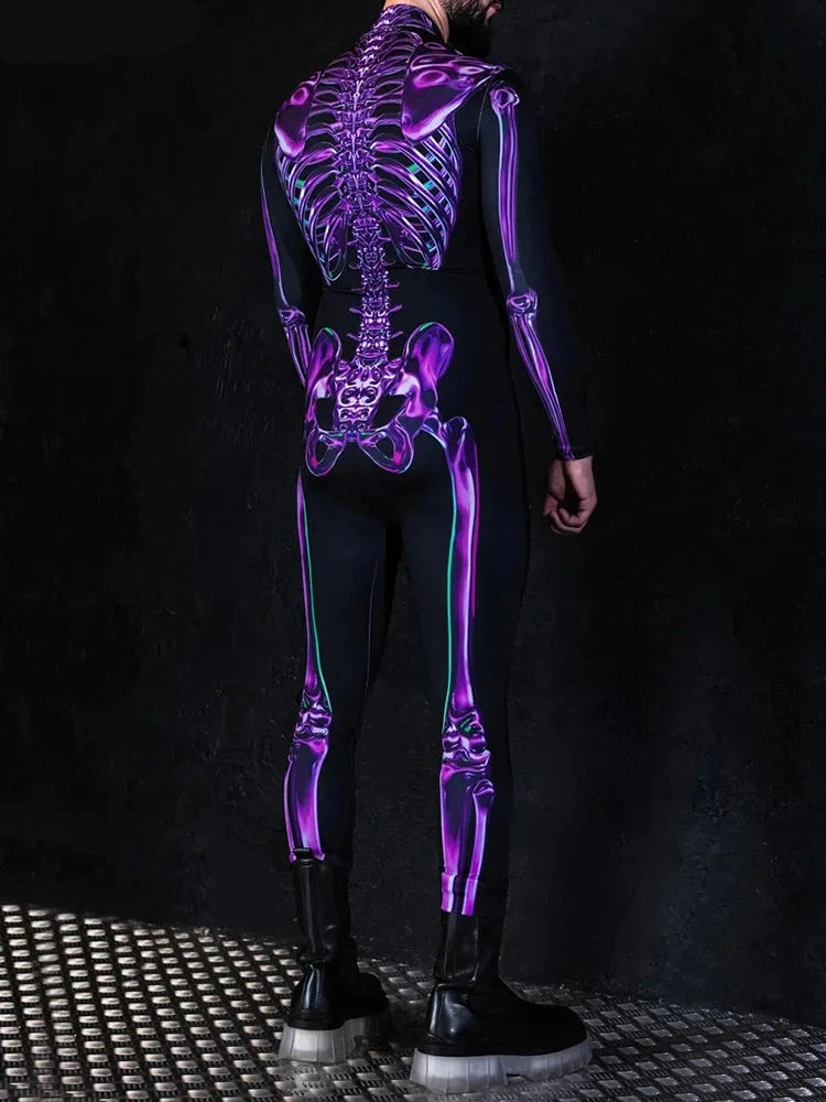 Purple Skeleton Costume