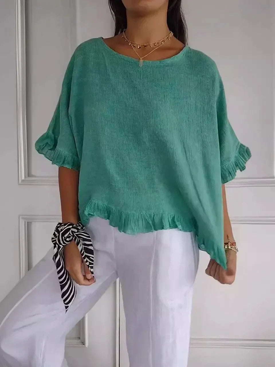 Taylor | Ruffle Blouse