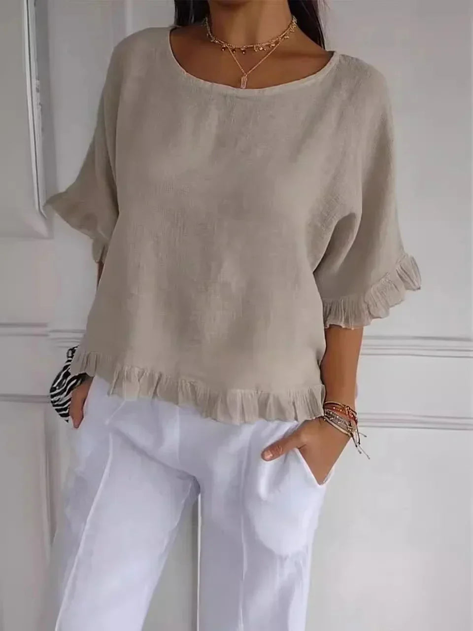 Taylor | Ruffle Blouse