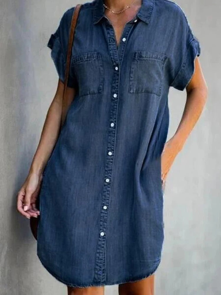 Luna | Denim Dress