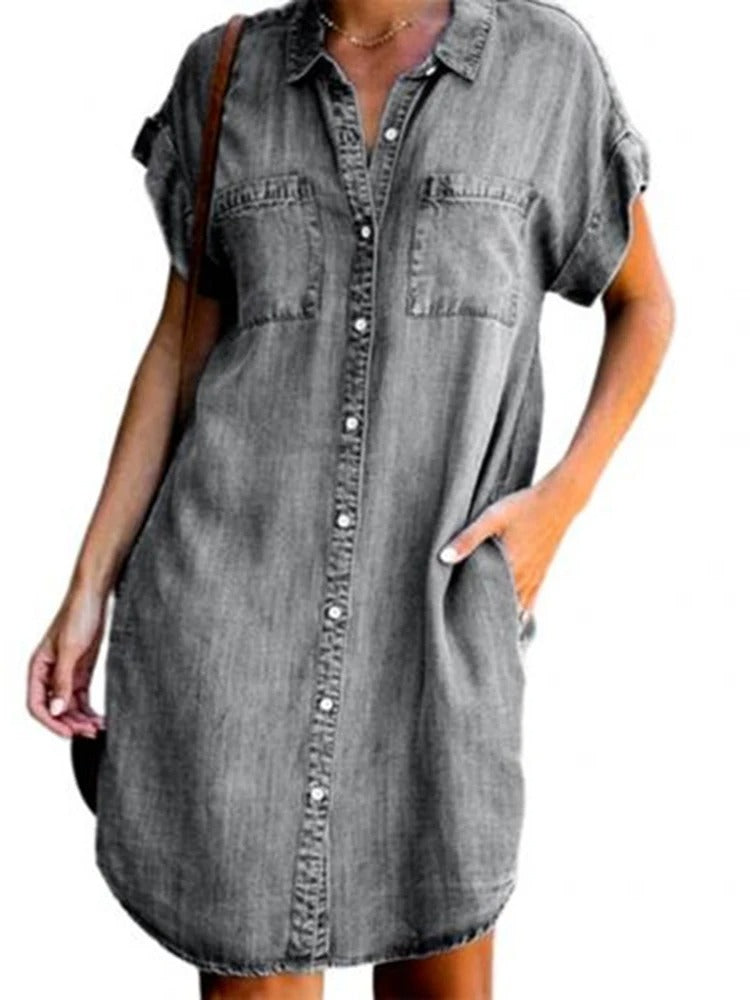 Luna | Denim Dress