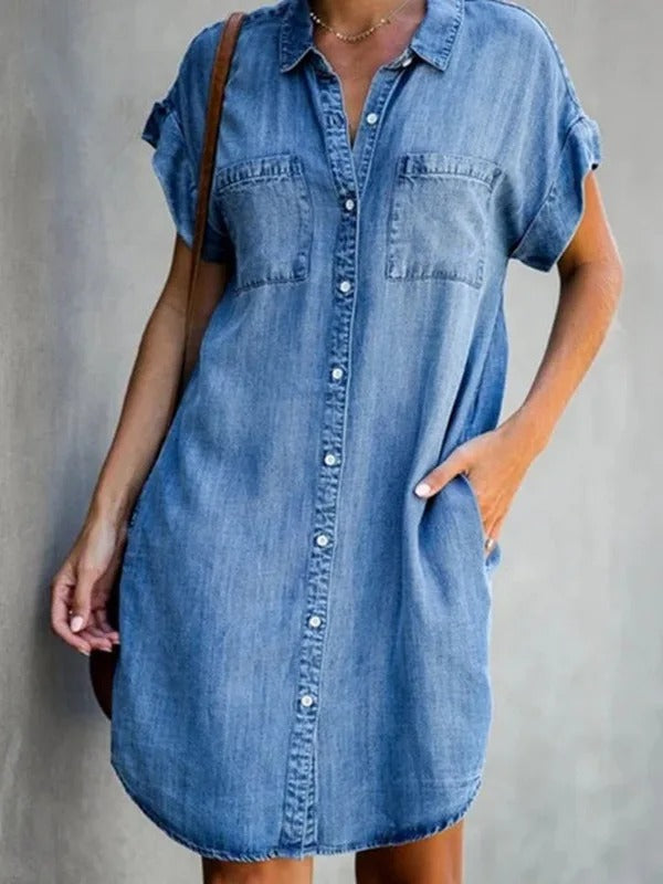 Luna | Denim Dress