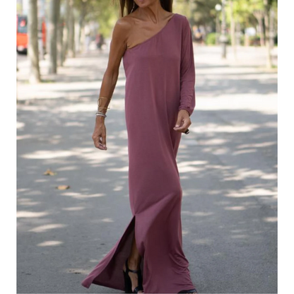 Lexi | Slanted Shoulder Gown