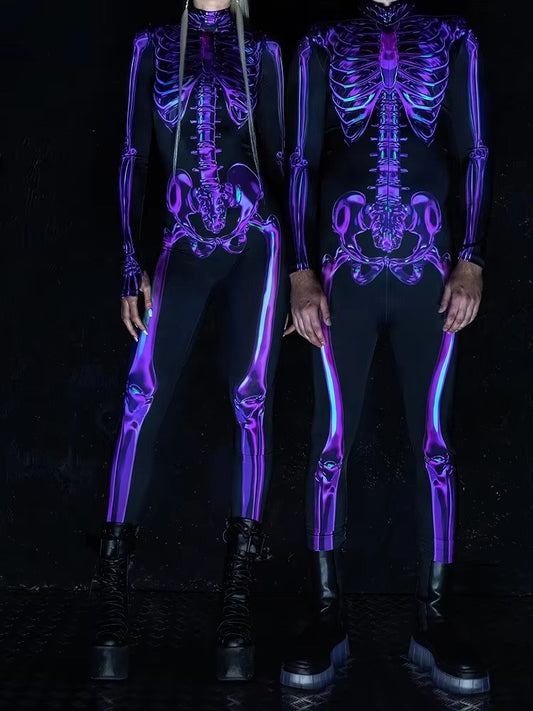 Purple Skeleton Costume