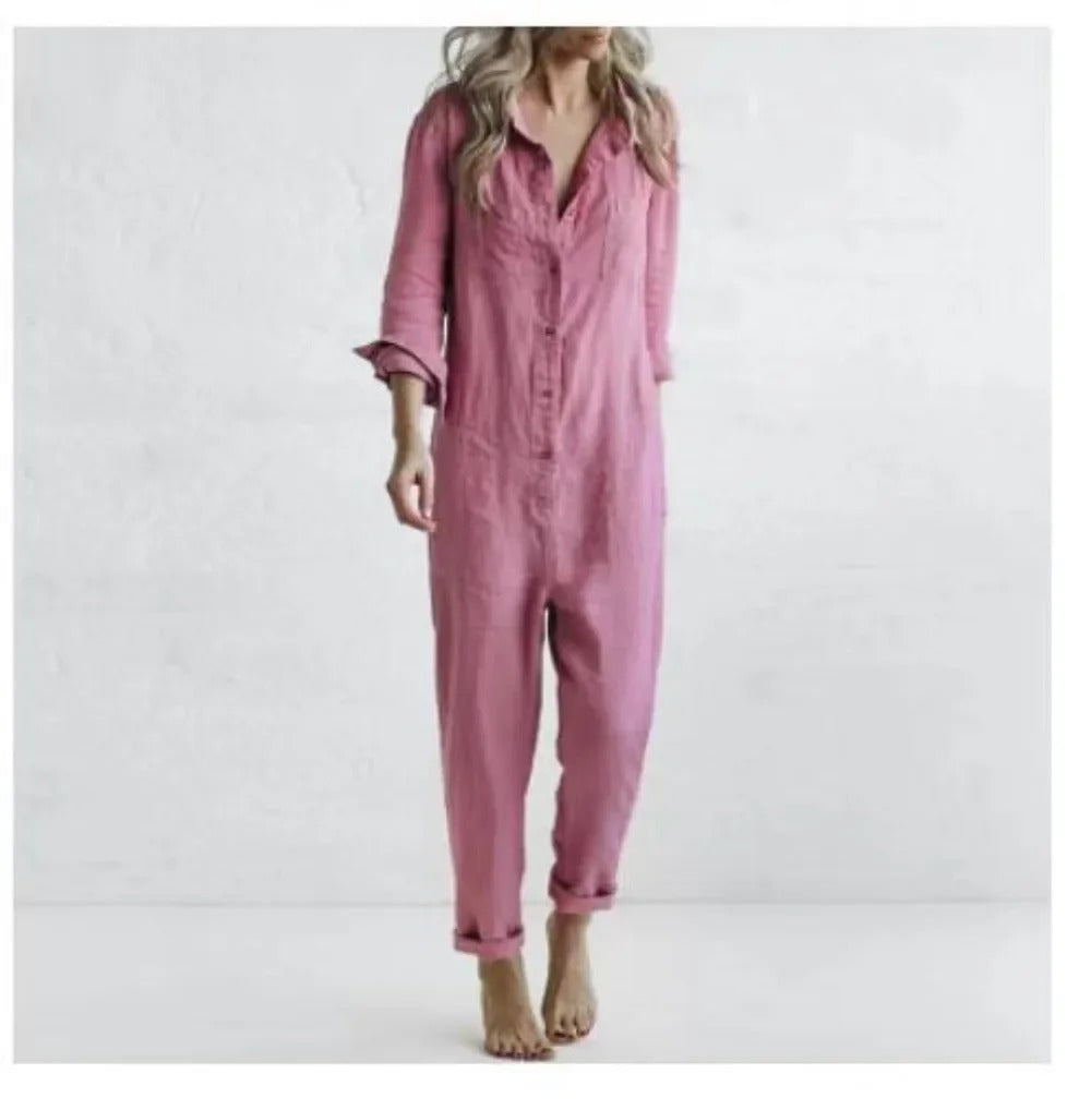 PAMELA | LONG SLEEVE JUMPSUIT