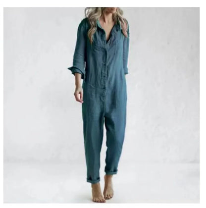 PAMELA | LONG SLEEVE JUMPSUIT